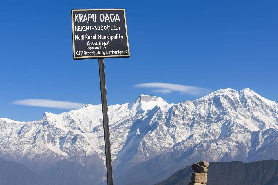 From Kathmandu: 5-Day Krapu Danda Trek with Transfers