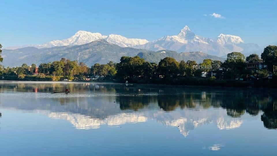 Pokhara: Boating by Phewa and Hike to Peace Pagoda