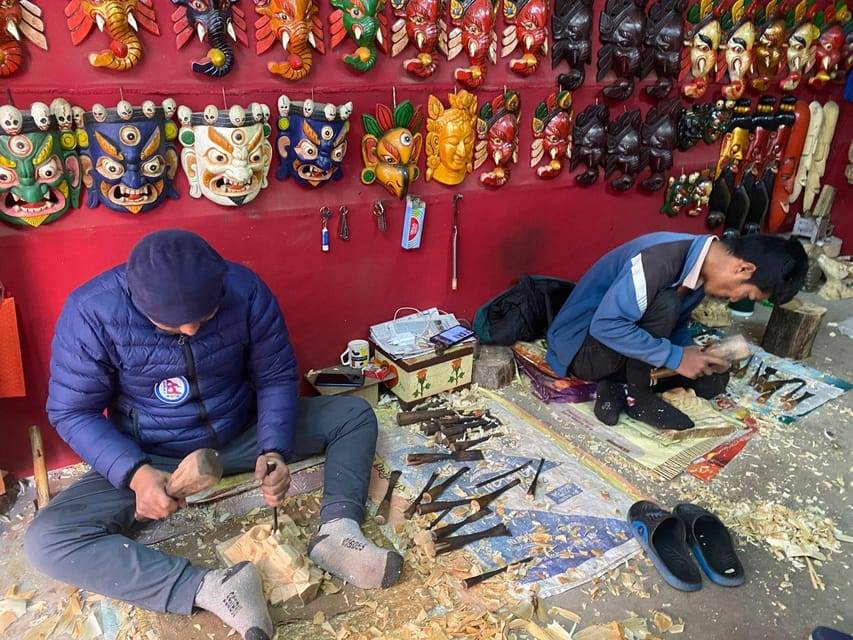 Kathmandu: Wood Carving Workshop and Changunarayan Tour