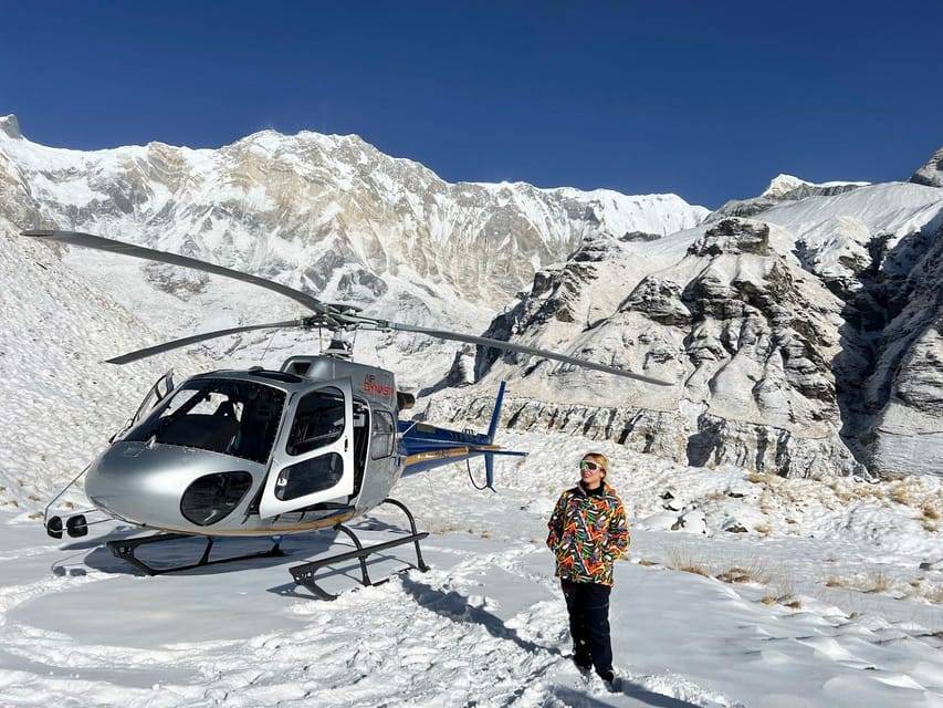 From Pokhara: Annapurna Base Camp (ABC) Helicopter Tour