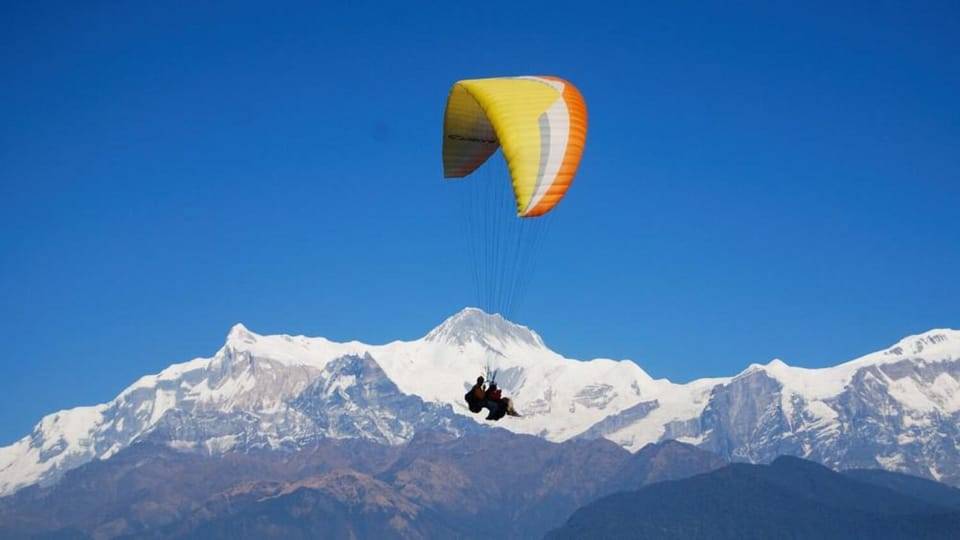 Pokhara: Paragliding Adventure with Photos and Video