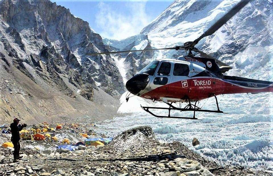 One day Everest Helicopter Tour with Overlanding Tour