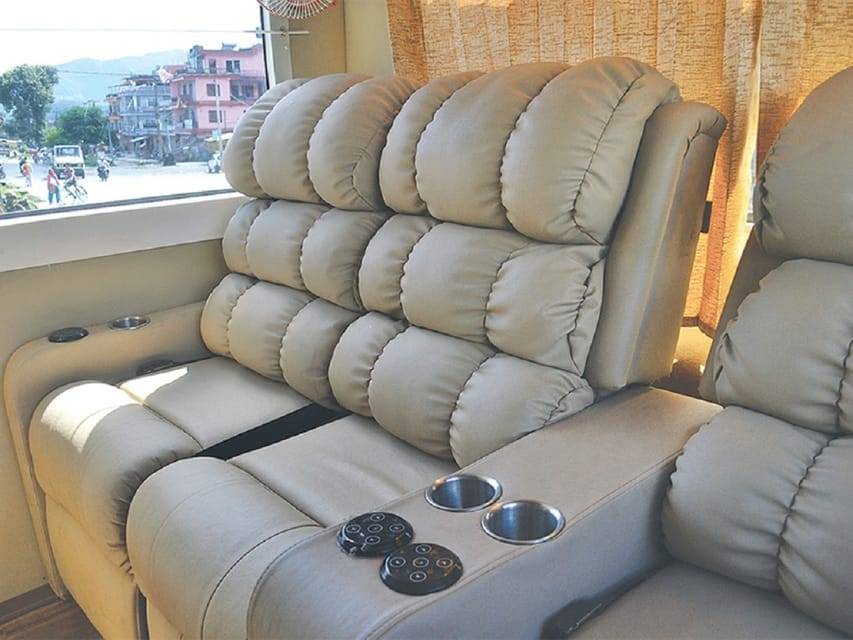 Kathmandu to Pokhara: Luxury Sofa Bus Transfer