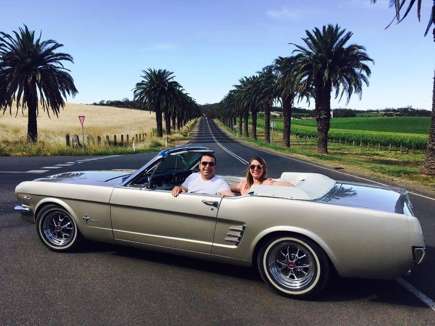 Barossa Food & Wine Trail in a Classic 1966 Mustang
