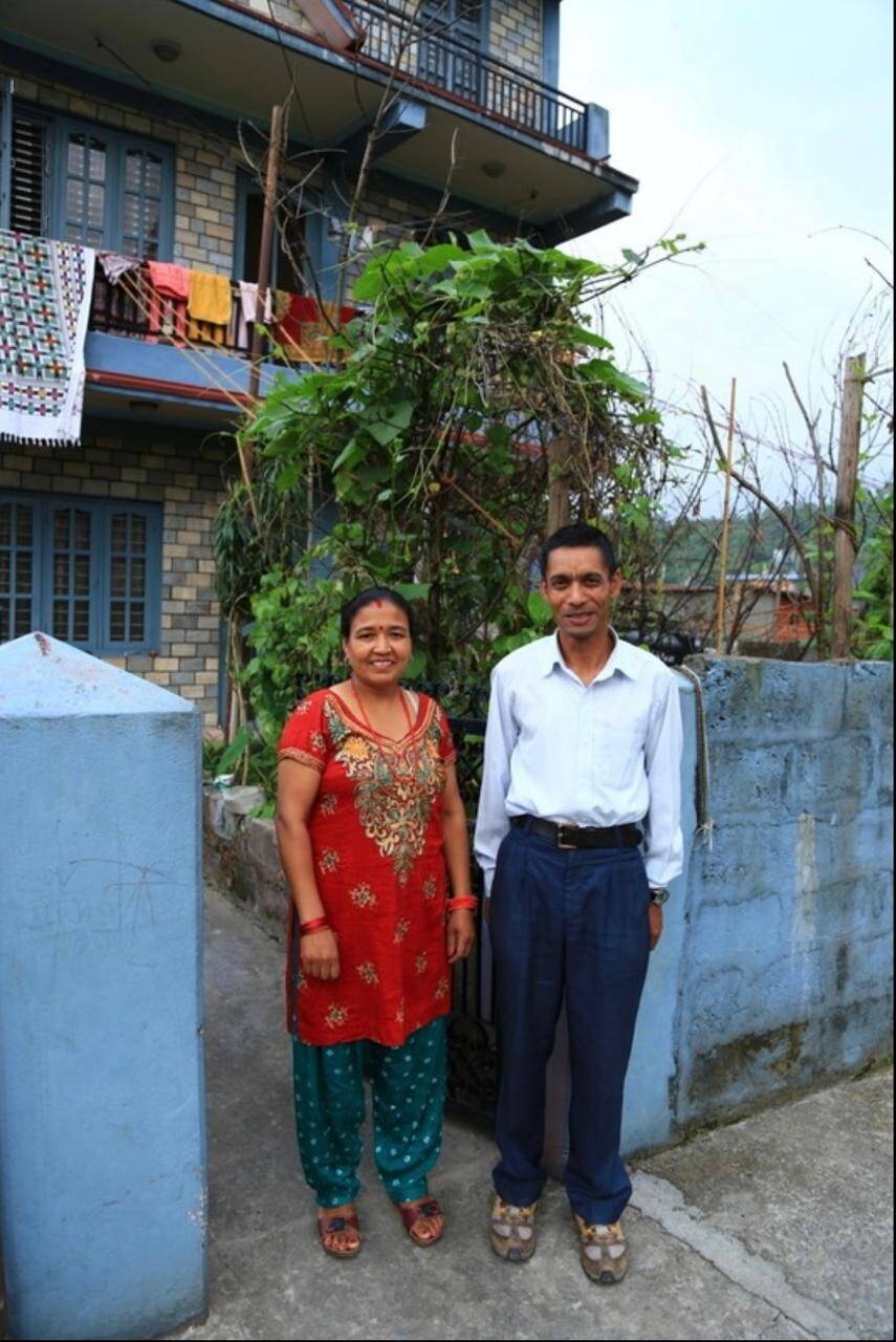 Homestay in a convival Nepali's family house — photo
