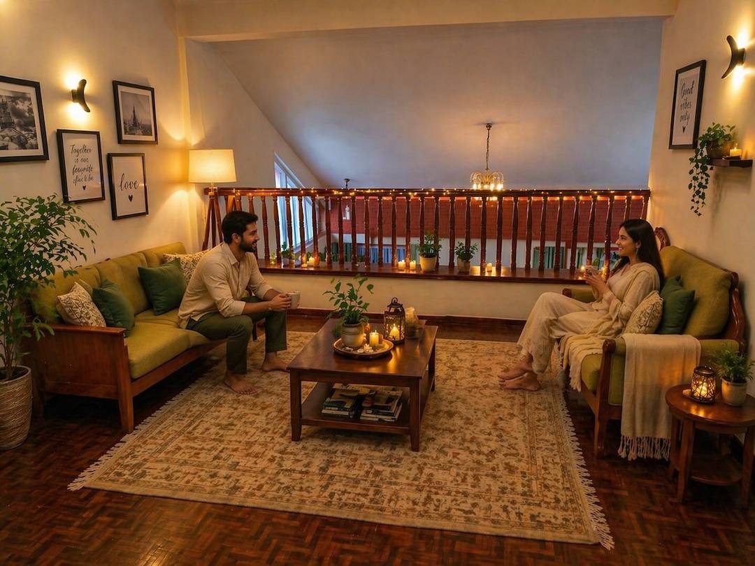 Double Bed at Fu Shang Villa Basundhara, Kathmandu — photo