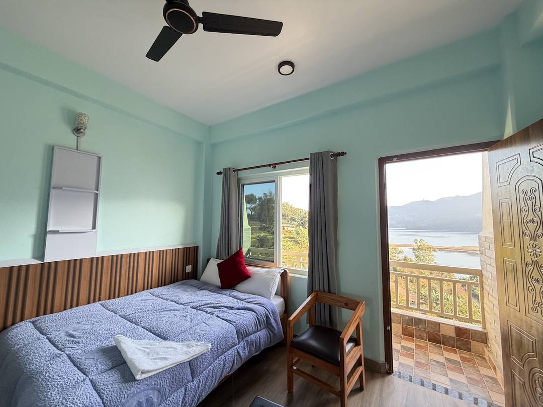 Room w/ Balcony View in Pokhara Lakeside
