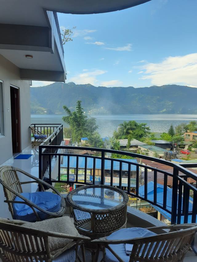 Rooftop two Bed Rooms with Lake View And a Terrace