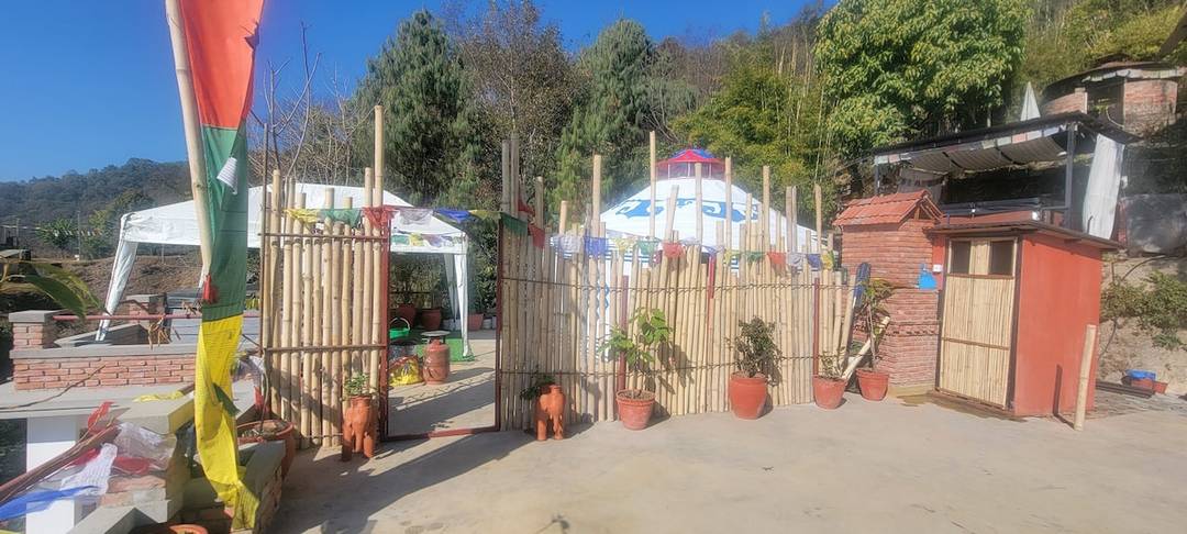 Yurt-Tent with private Jacuzzi — photo
