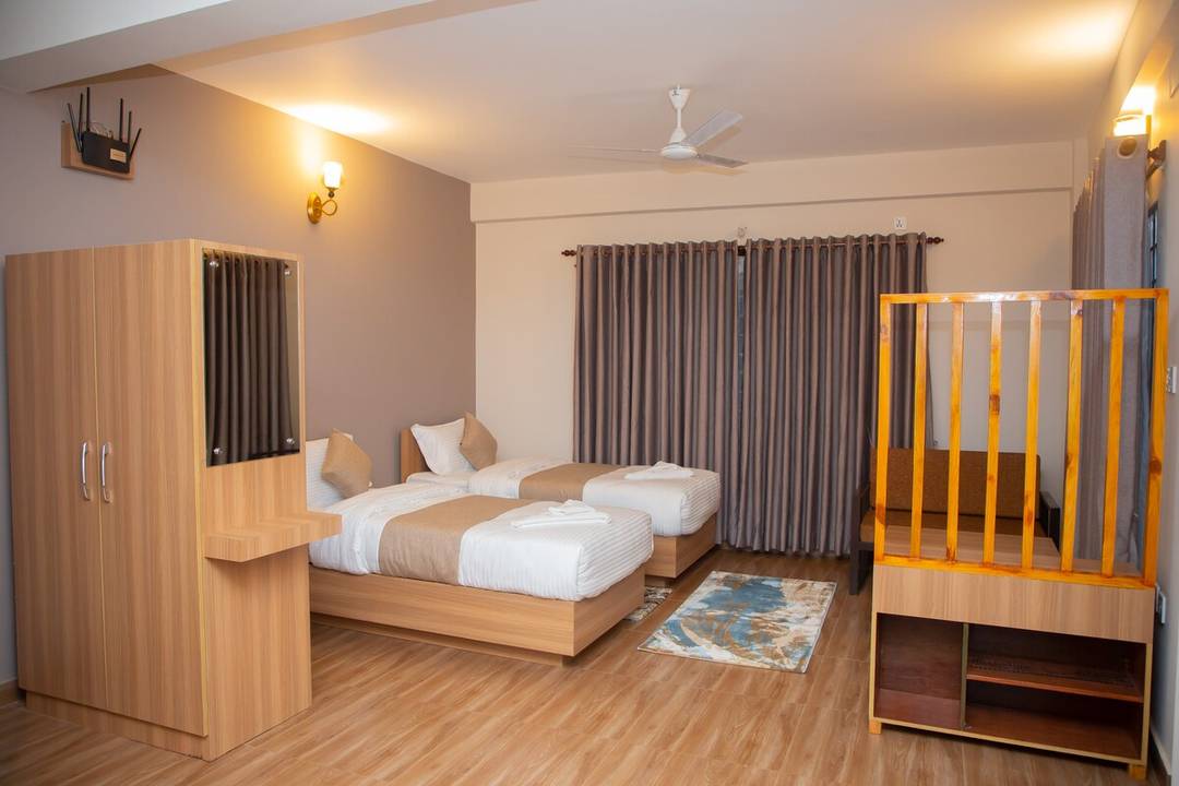 Deluxe Twin Bed Studio Apartment at Lakeside — photo