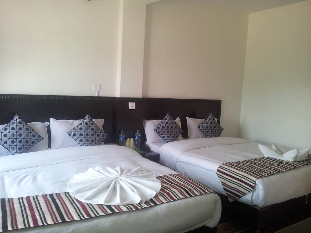 Triple Room with Mountain View. — photo