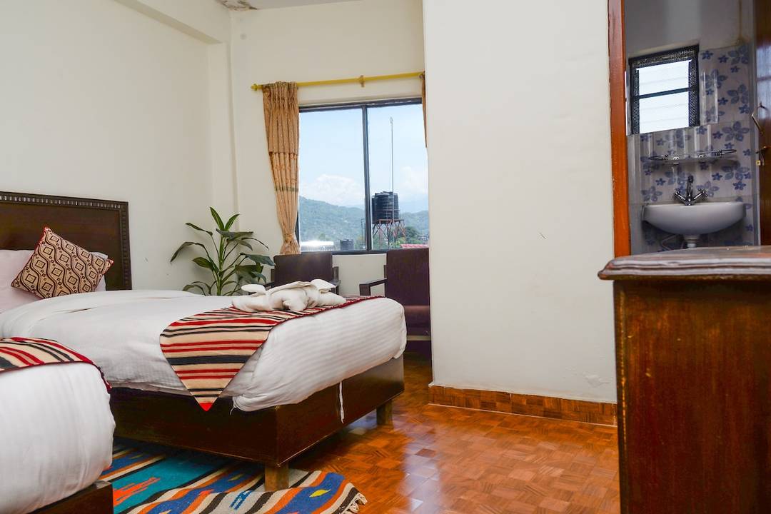 Triple Room with Mountain View. — photo
