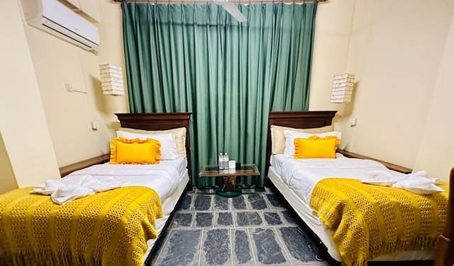 Hotel Darwin near thamel twin room rooftop garden