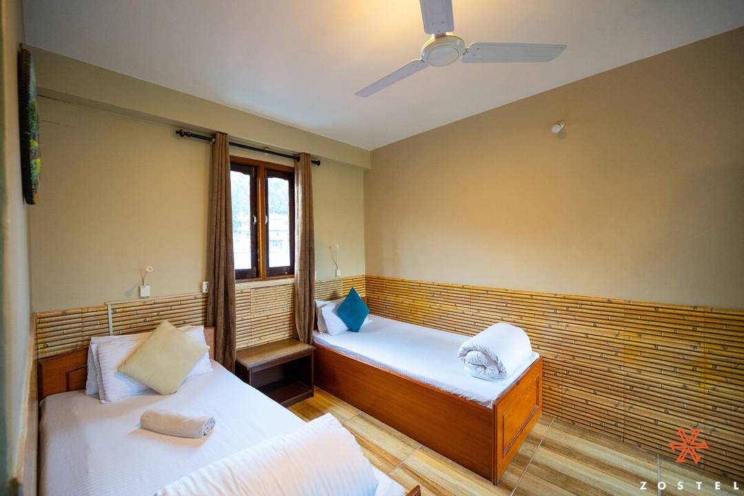 Twin bed Private Room in Pokhara — photo