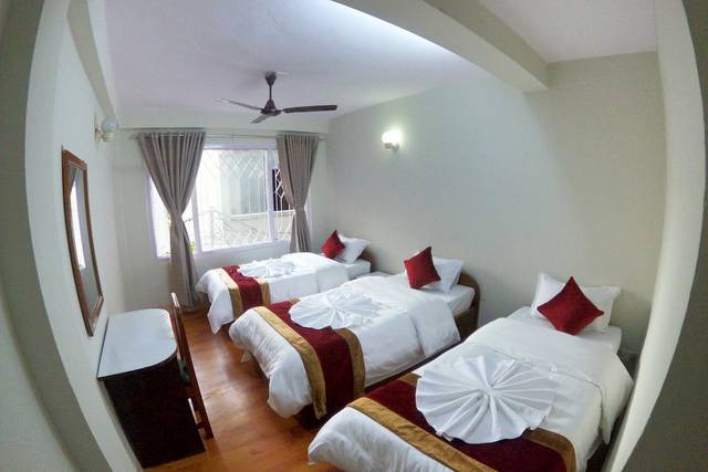 Triple room with Bathroom at Kathmandu Thamel