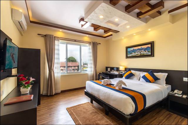 Beautiful room with city view and luxury breakfast