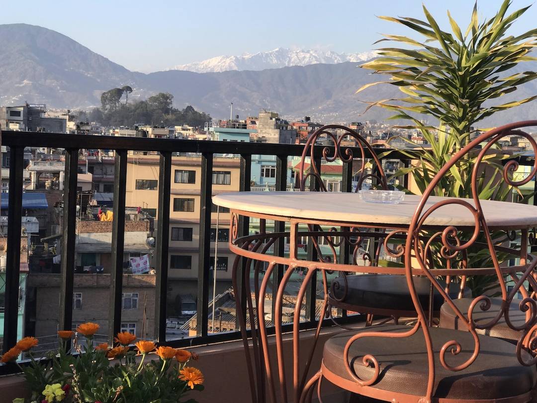 Room  with Great Views from the rooftop tables — photo