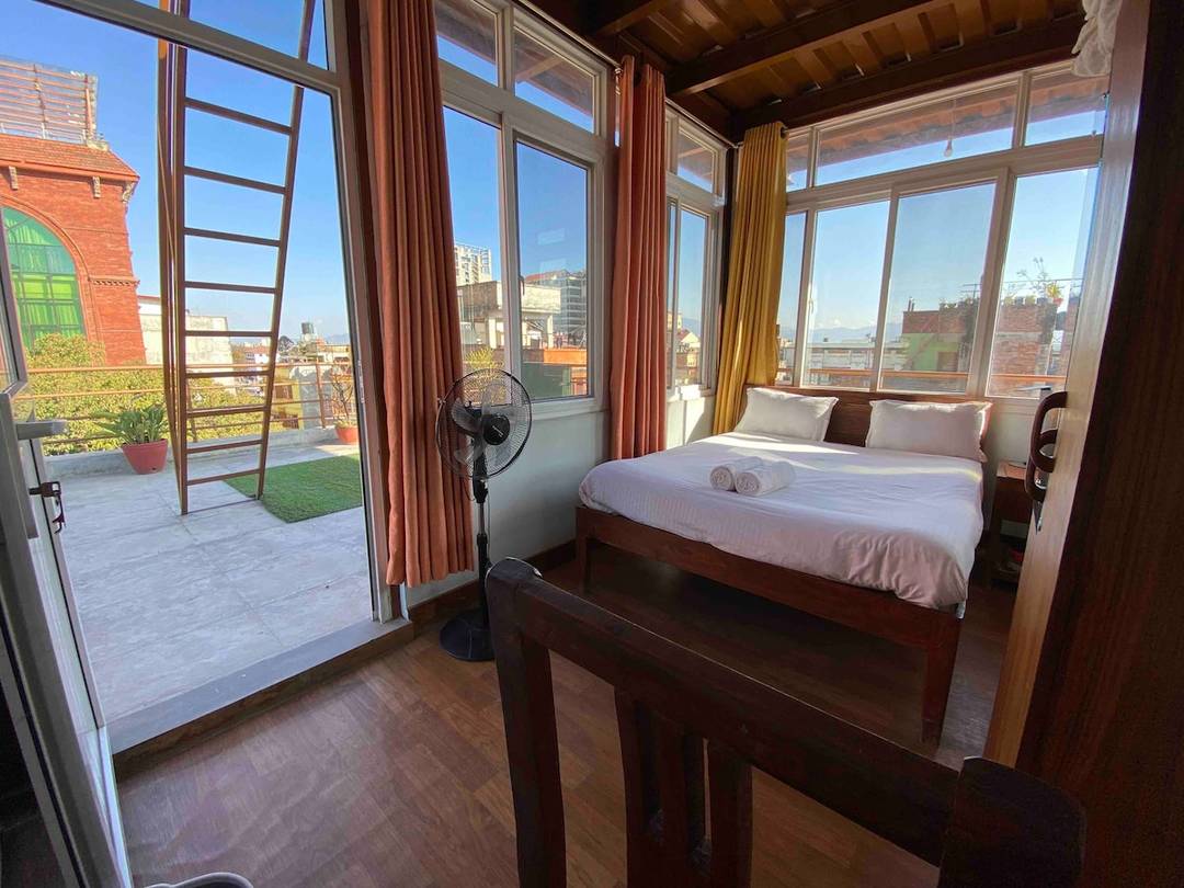 Amazing room with patio & awesome views in Thamel — photo