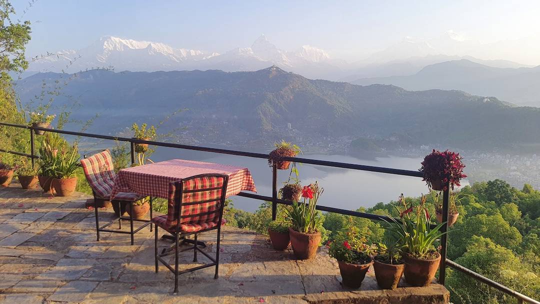 Peace Dragon Lodge -Deluxe Double - views/balcony — photo