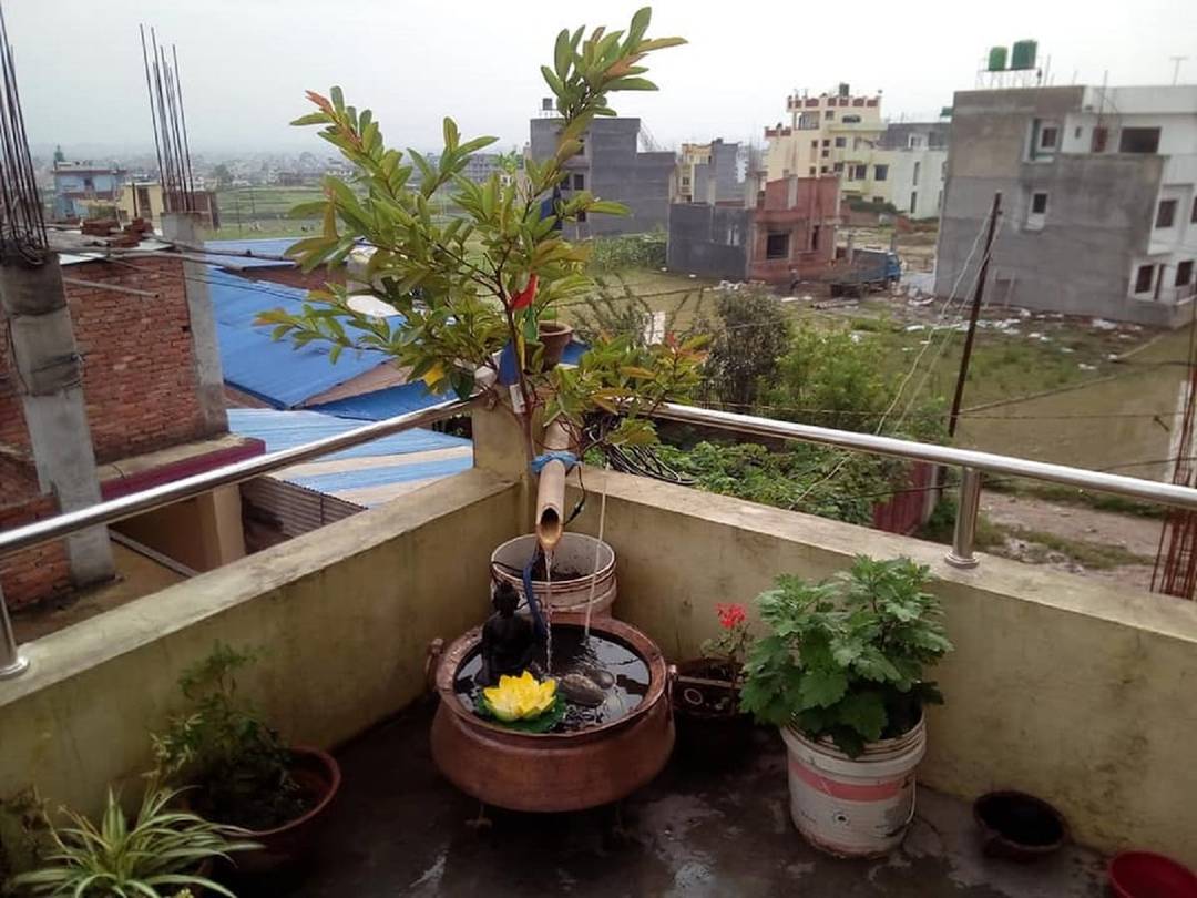 Kathmandu valley view room private single - double — photo