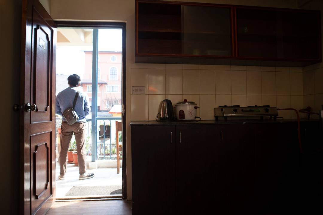 apartment with city view — photo