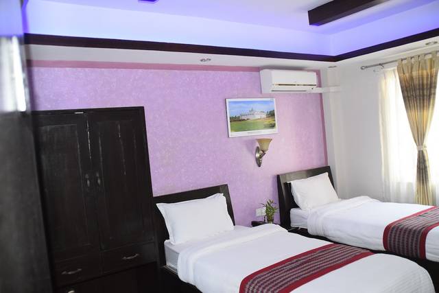 Budget room, attach bathroom in quiet Thamel area