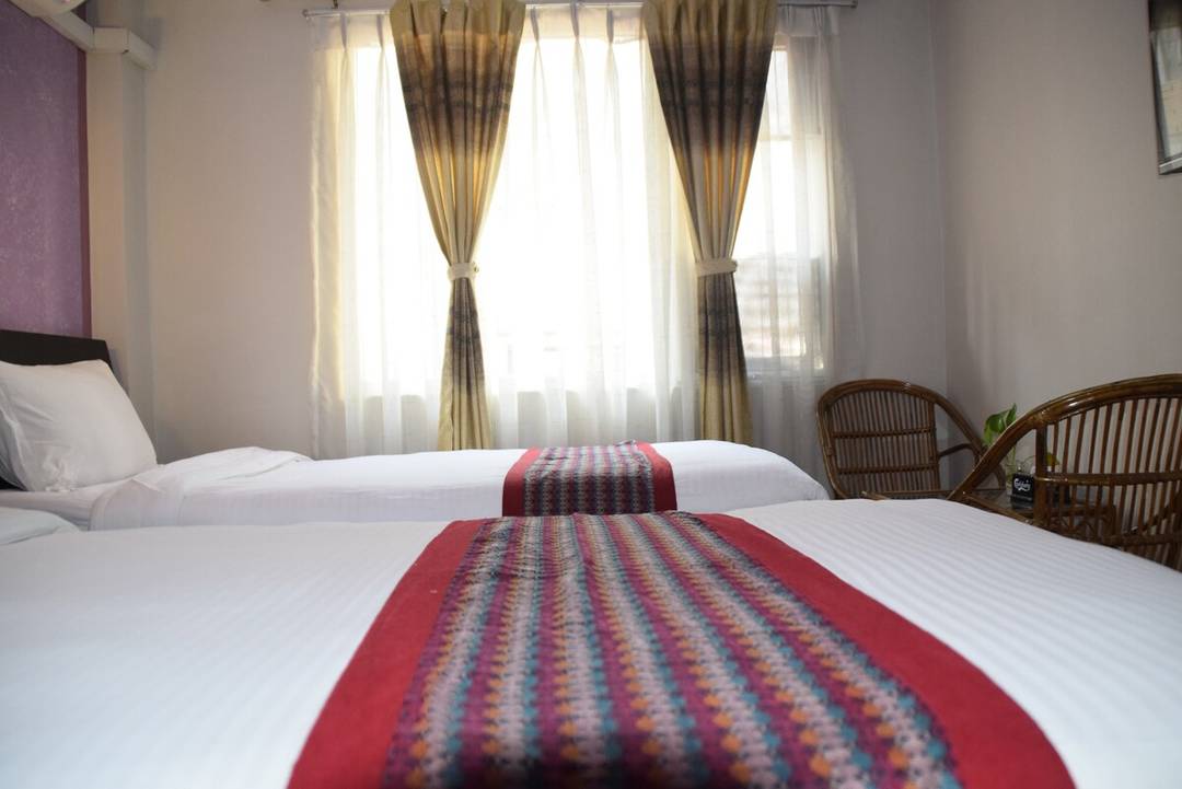 Budget room, attach bathroom in quiet Thamel area — photo