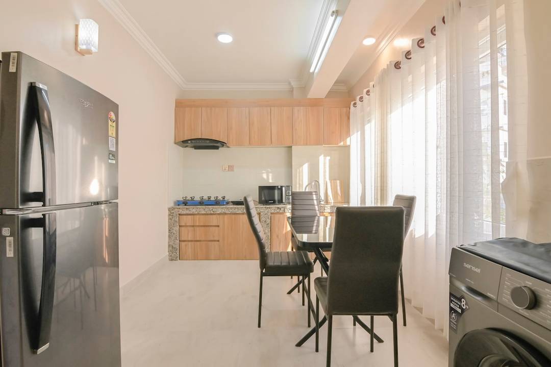 Serene2BHKAudacity apt withprivatepatio forsmoking — photo