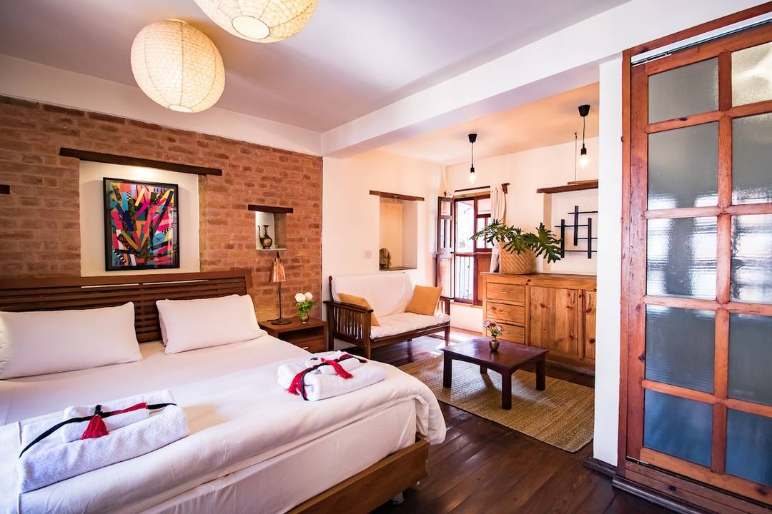 Independant Bedroom in beautiful Newari House — photo