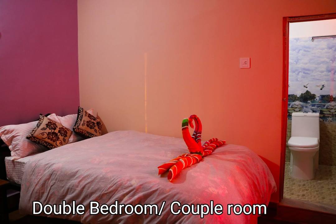 One Double Bed for 2 Person Available at Sauraha — photo