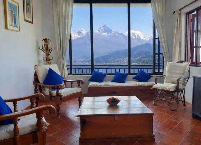 Mountain View Suite with Large Balcony – Pokhara
