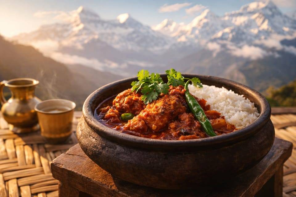 Kathmandu: Guided Nepali Dinner/lunch with 10+ Items