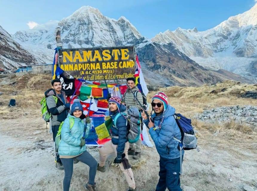 8-Days ABC Trek via Poon Hill Sunrise Trek From Pokhara