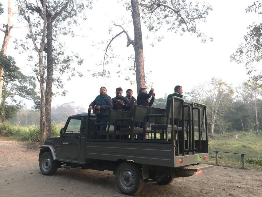 From Chitwan : Jeep Safari,Canoeing,Forest walk Day Tour