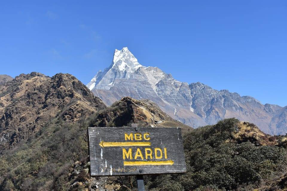 From Pokhara: 4 days Mardi Himal trek