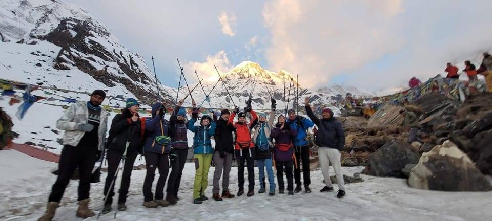 Kathmandu: 7-Day Annapurna Base Camp Via PoonHill Hot Spring