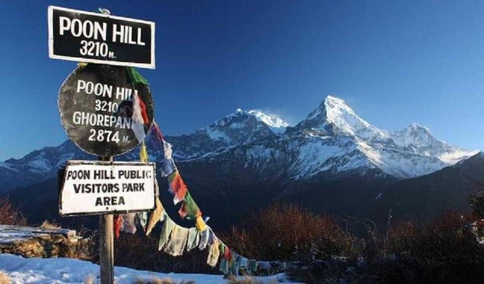 Pokhara: 3 days Trek to Poon hill
