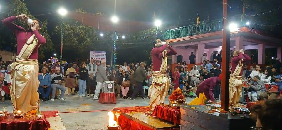 Pokhara: Tal Barahi Temple Evening Aarati Ceremony