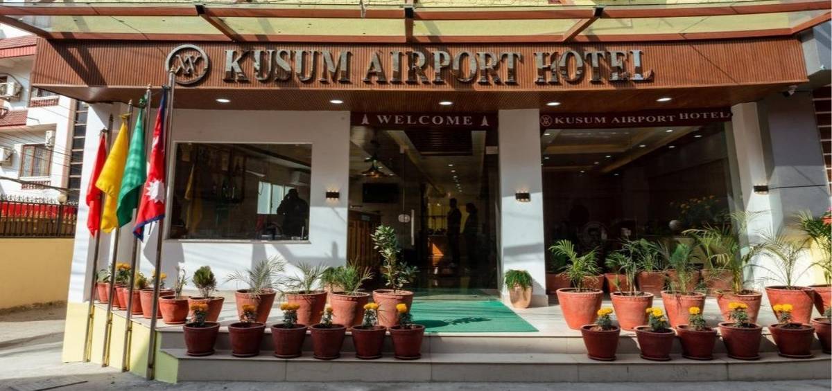 Affordable Hotels Near airport kathmandu in Kathmandu — Kusum Airport Hotel