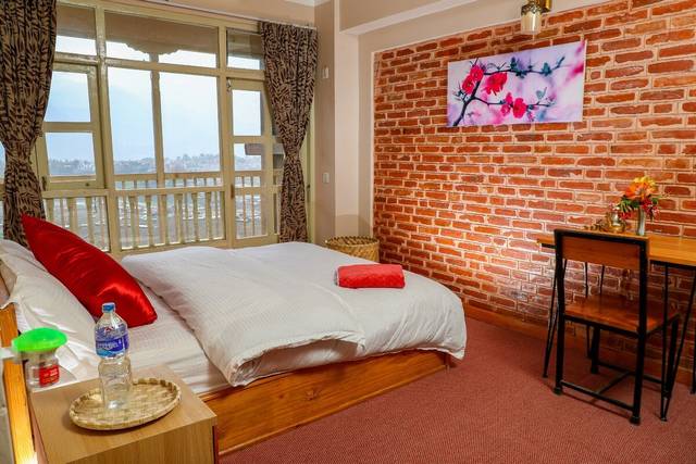 Balcony View Double Room for Family of Two