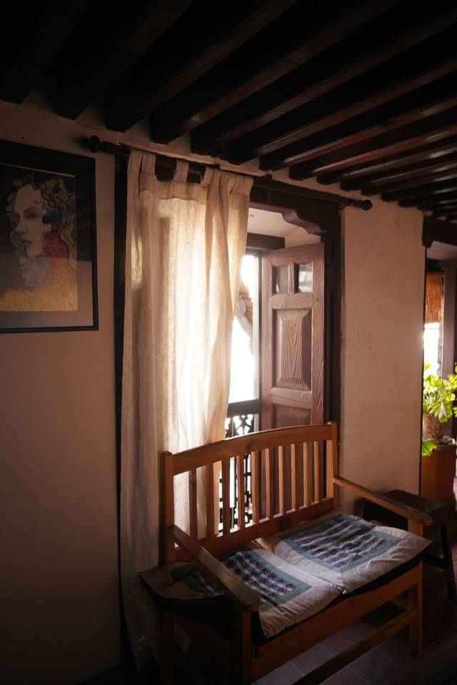 Cosy double room with beautiful courtyard view
