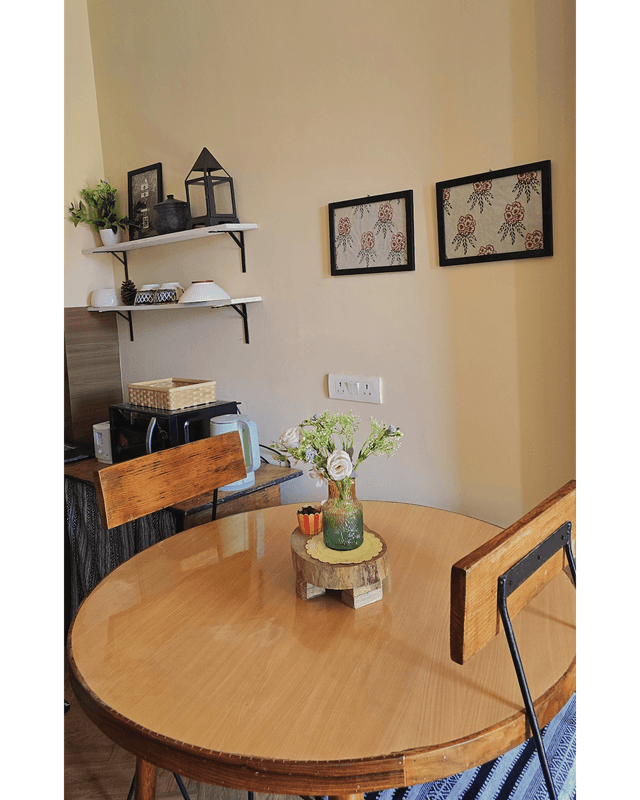 Chalet Style Studio BHK | City View Balcony & A/C