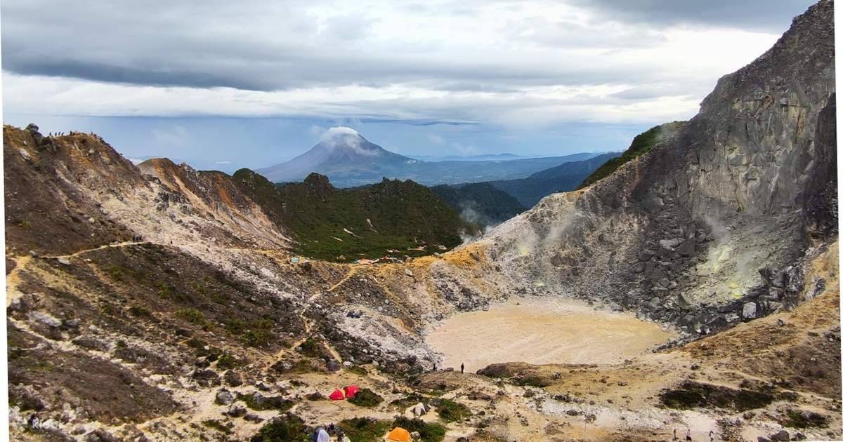 Hiking Mount Sibayak, Hot Spring, Taman Alam Lumbini from Medan