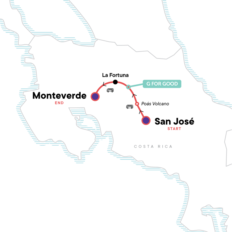 6-Day Costa Rica Tour from San Jose: La Fortuna and Monteverde | Volcanoes, Cloud Forests & Zip-Lines | Small Group