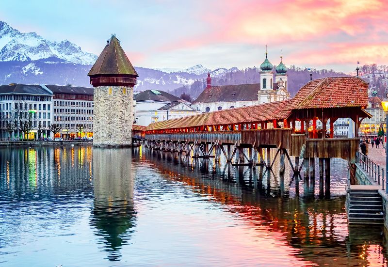 7-Day European Highlights Tour from London: Lake Titisee, Rhine Falls, Mt Titlis, Eiffel Tower and River Seine | Vegetarian-friendly