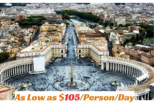 【Flexible Loop Tour】2-7 Days Italy, Switzerland and France Tour from Paris:Lucerne, Milan, Venice, Rome, Vatican, Florence **Choose 2-7 Days Based on Your Plan**