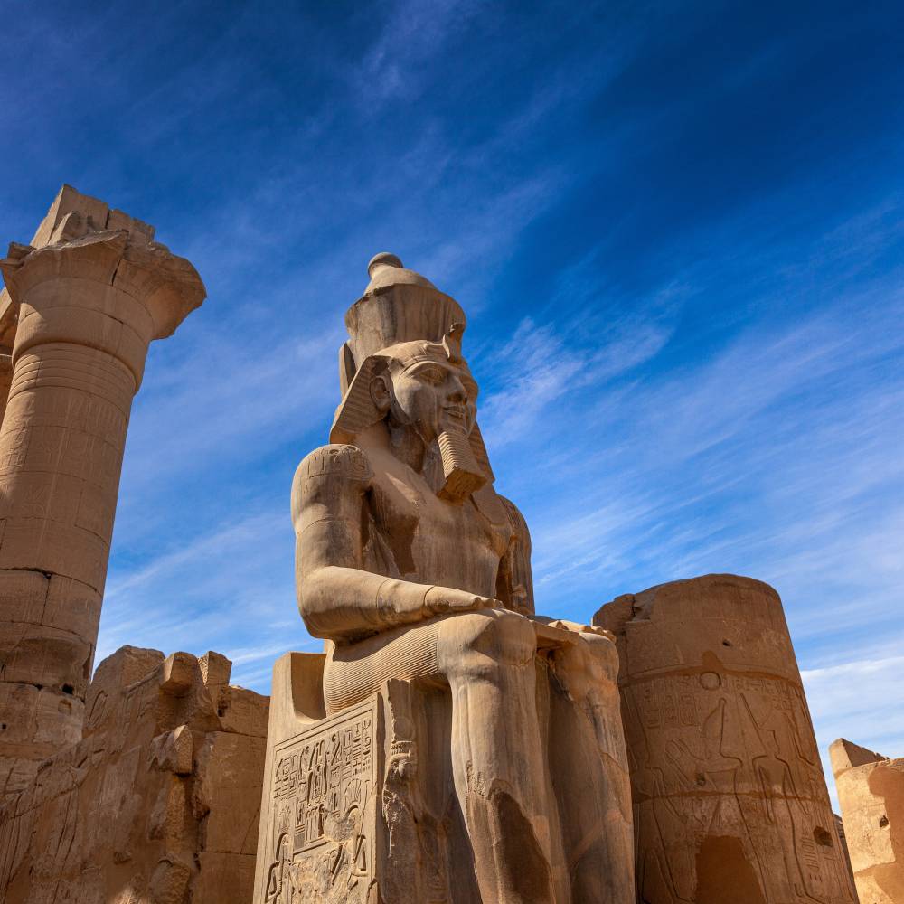 8-Day Nile Cruise Sightseeing Tour on the Grand Boat from Luxor: Karnak Temple | Valley of the Kings | Colossi of Memnon | Edfu temple | Kom Ombo Temple | The High Dam | **Meals included** **Air-conditioned private vehicle**