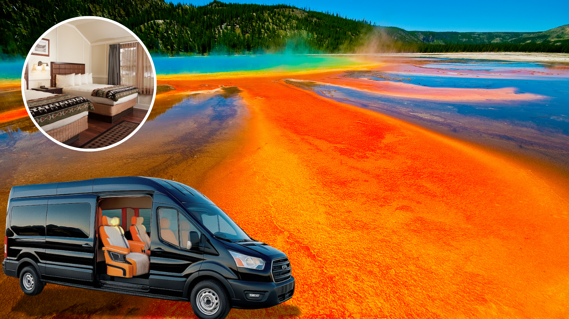 6-Day Luxury Yellowstone Tour from Los Angeles【Max 10 Pax Small Group】: Grand Canyon, Salt Lake City, Zion, Grand Teton National Park, Horseshoe Bend, Lake Powell 