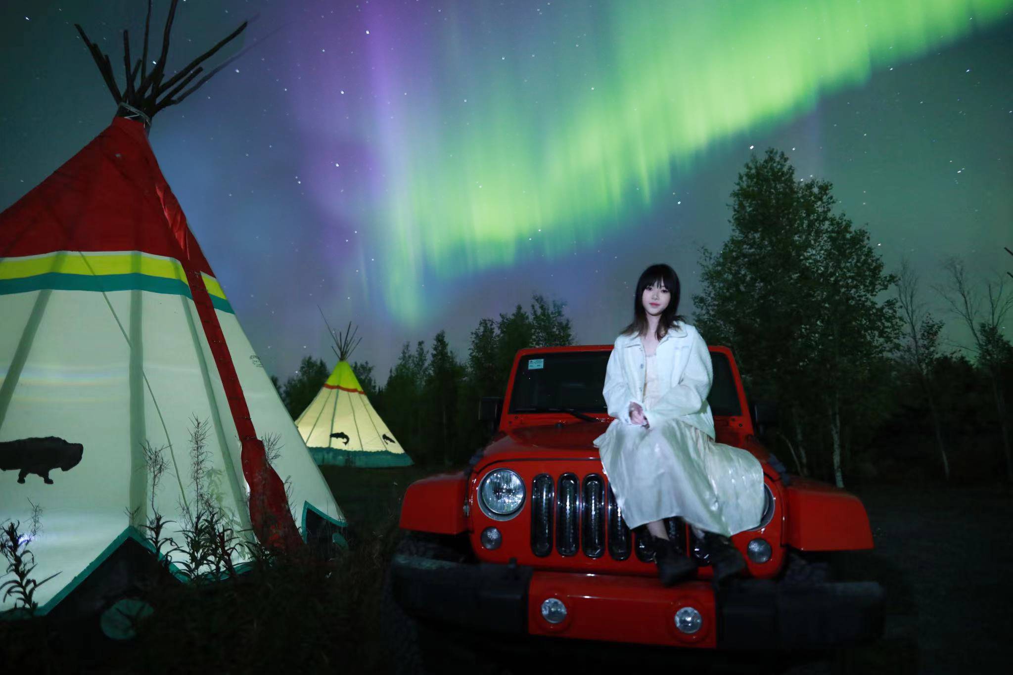 【Yellowknife Aurora Viewing 】5-Day Tour from Yellowknife: Aurora Viewing and Free Time in Yellowknife | Boating | Boat Fishing | Dog Sledding | Yellowknife Snowmobile