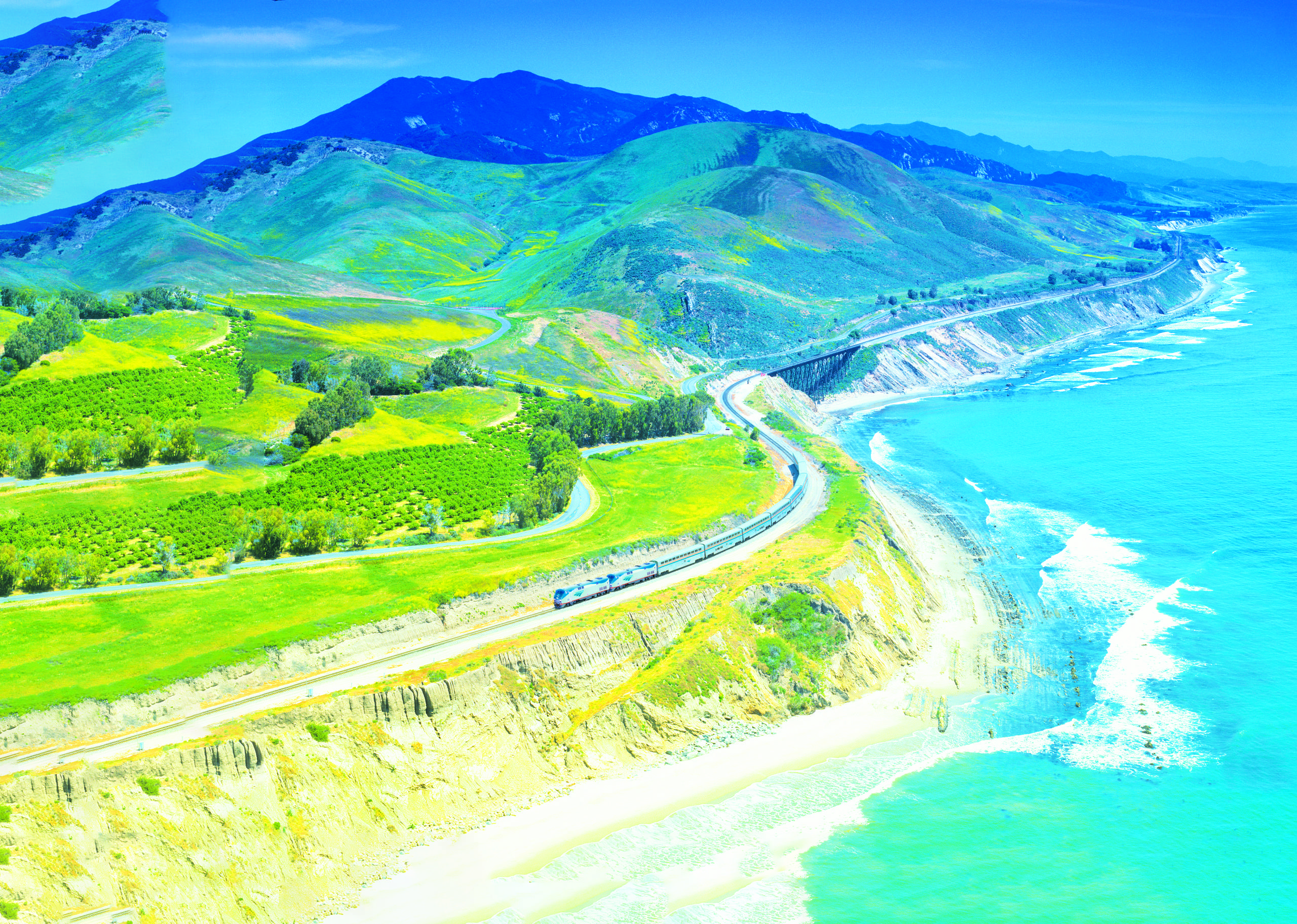 6-Day Luxury VIP Western USA Tour from Los Angeles【Max 14 Pax Small Group /w Coast Starlight Train】: Highway 1, Yosemite, MSG Sphere & Antelope Canyon